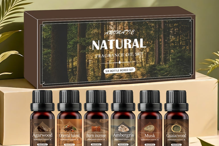 Coffret cadeau 6 huiles essentielles -  Natural
