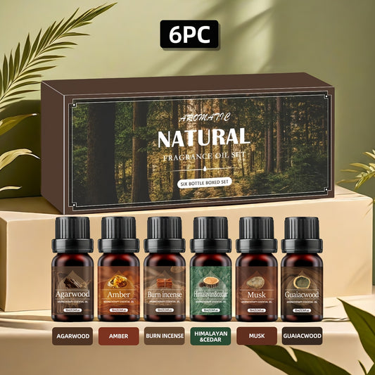 Coffret cadeau 6 huiles essentielles -  Natural
