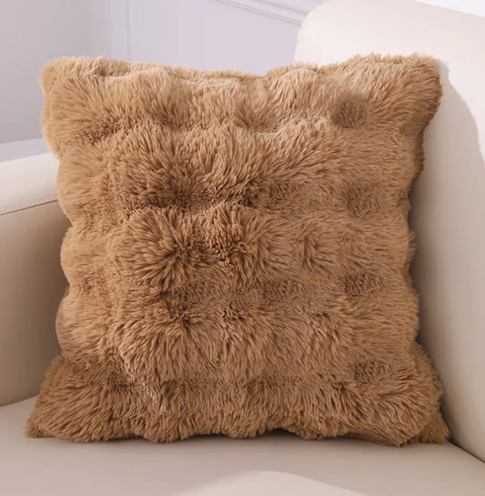 Housses de Coussin en Fourrure