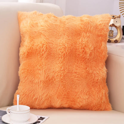 Housses de Coussin en Fourrure