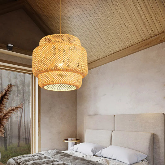 Lustre Suspendu Style Bamboo