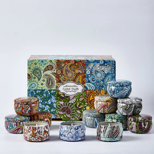 Coffret 12 bougies parfumées