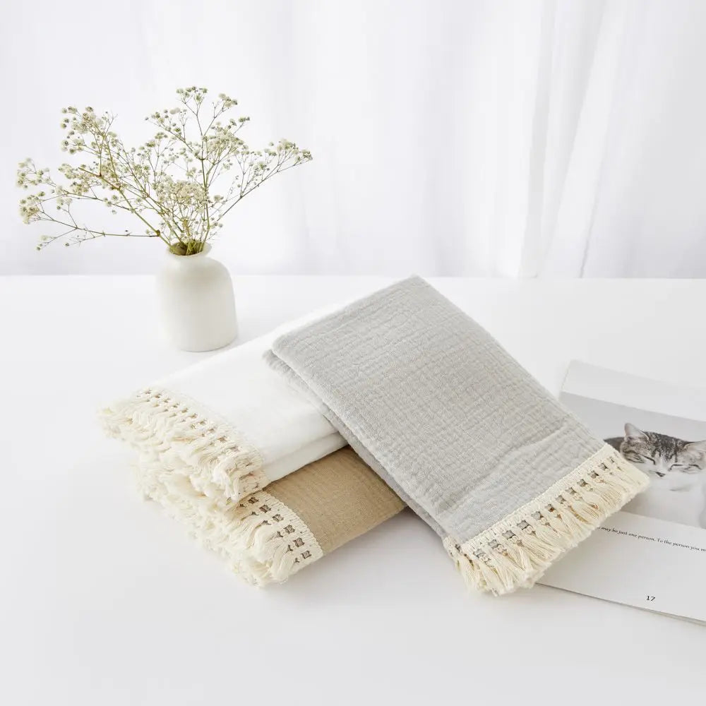 Couverture d'emmaillotage en mousseline de coton