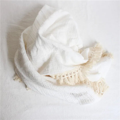 Couverture d'emmaillotage en mousseline de coton