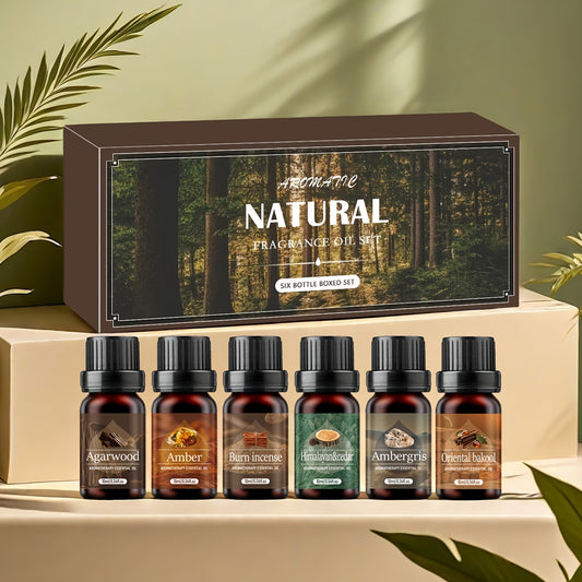 Coffret cadeau 6 huiles essentielles -  Natural